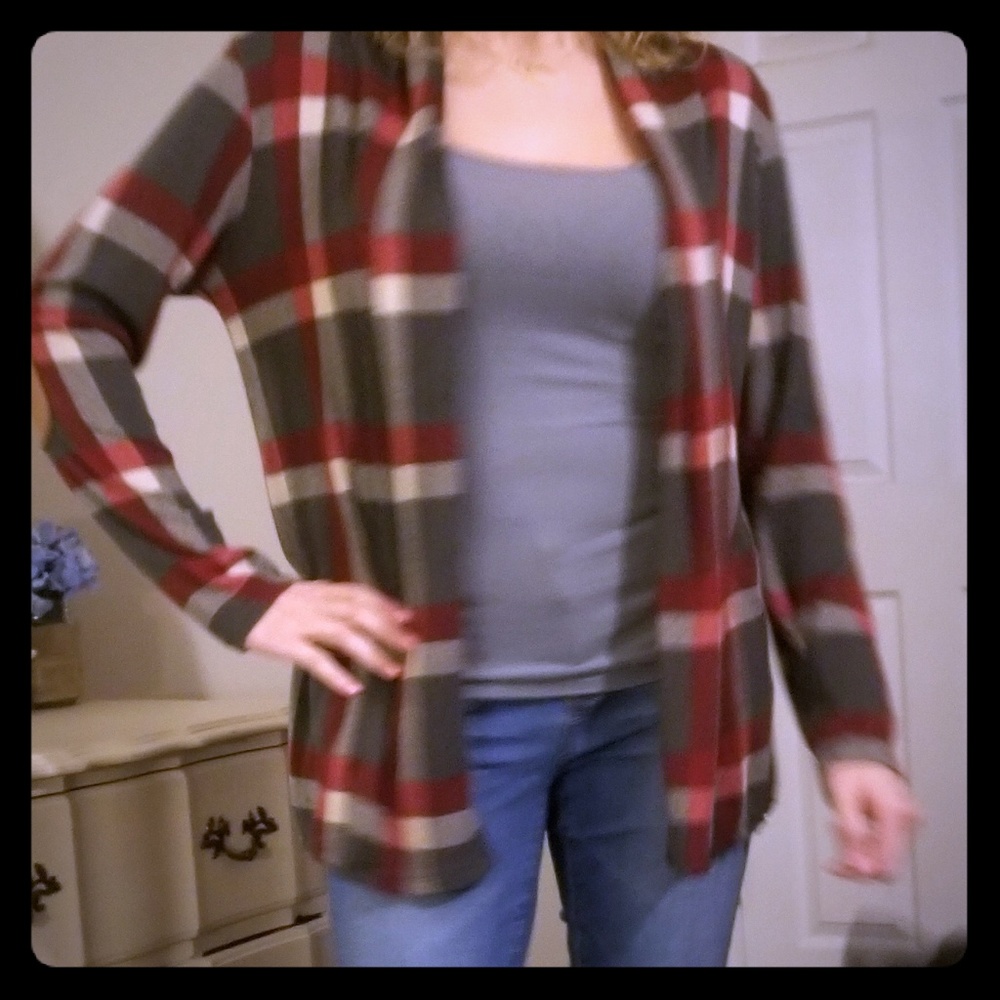 Flannel Cardigan